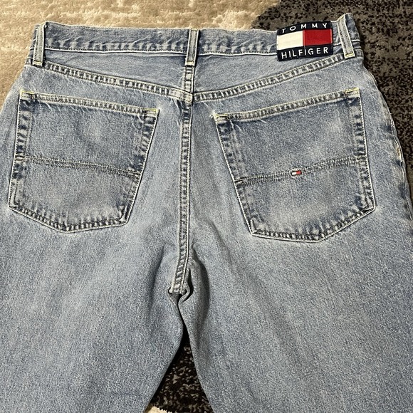 Tommy Hilfiger Other - Tommy Hilfiger Baggy Jeans Men 34x30 Blue Denim Skater Wide Leg Grunge Rap‎ VTG